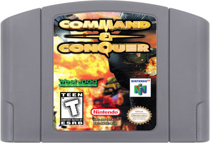 Command and Conquer cartridge for Nintendo 64 (N64) video game
