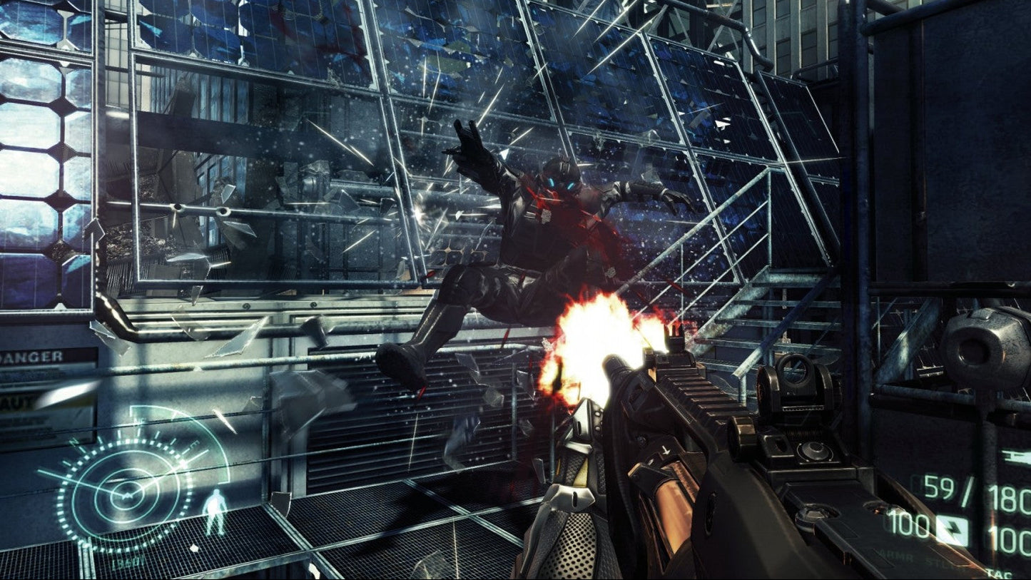 Crysis 2 Greatest Hits PlayStation 3 PS3 for retro video game enthusiasts featuring first person shooter gameplay futuristic nanosuit abilities stealth and combat mechanics urban sci fi warfare cinematic campaign missions and collectible gaming appeal gameplay 