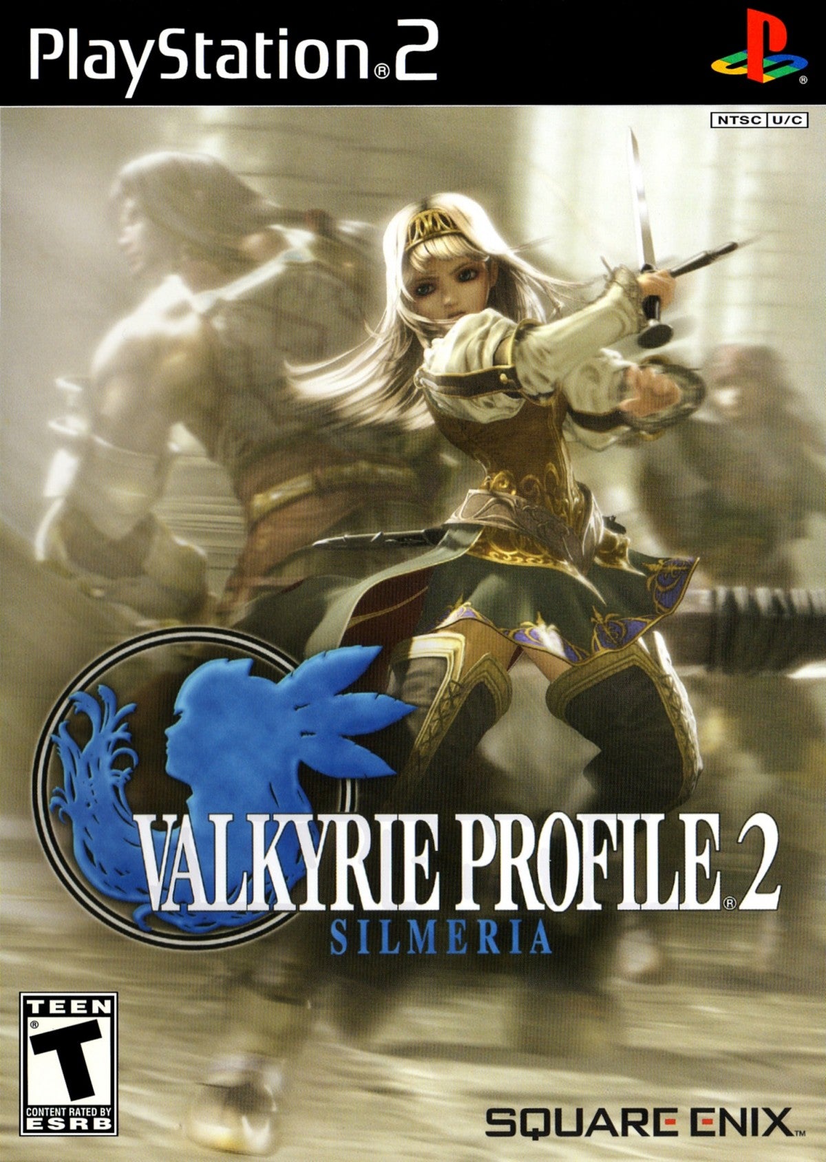 Valkyrie Profile 2 Silmeria PlayStation 2 PS2 retro video game JRPG cover art (2006)