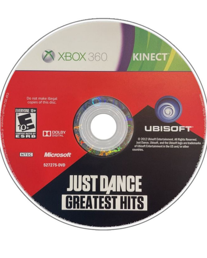 Just Dance Greatest Hits Xbox 360 for retro video game enthusiasts featuring rhythm and dance gameplay popular hit songs motion controlled choreography multiplayer party modes energetic performances family friendly entertainment and collectible gaming appeal disc 