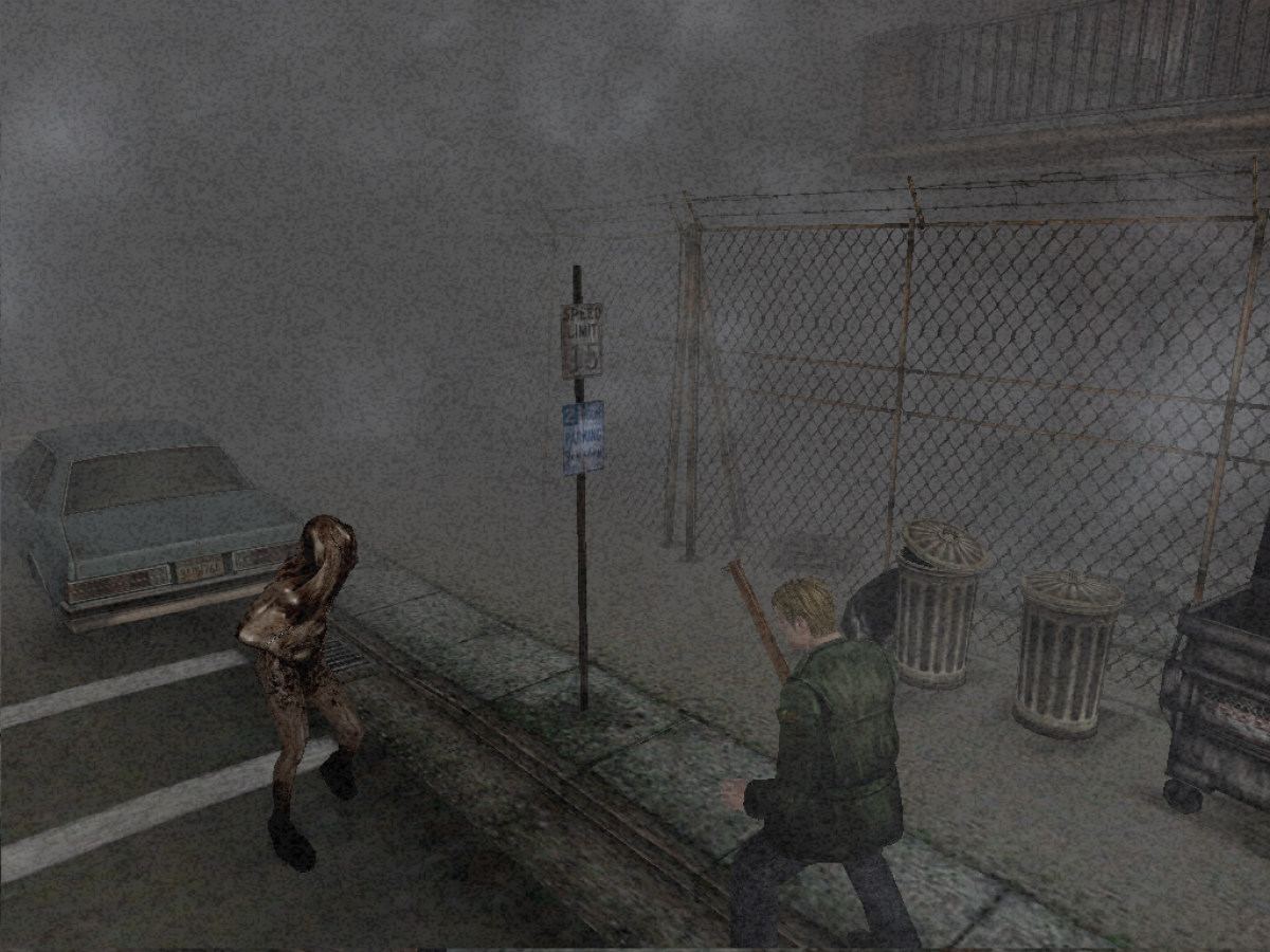 Silent Hill 2 Greatest Hits PS2 Sony PlayStation 2 survival horror game psychological horror exploration foggy town atmosphere disturbing story driven narrative puzzle solving combat Konami iconic horror classic retro gaming PlayStation 2 software video game title gameplay
