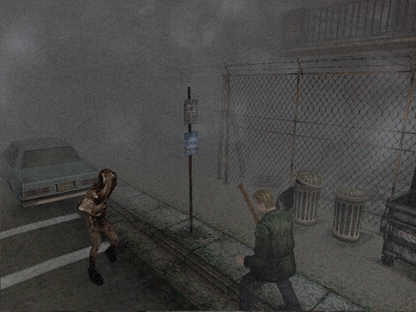 Silent Hill 2 Greatest Hits PS2 Sony PlayStation 2 survival horror game psychological horror exploration foggy town atmosphere disturbing story driven narrative puzzle solving combat Konami iconic horror classic retro gaming PlayStation 2 software video game title gameplay