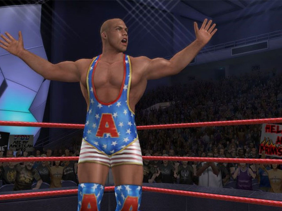 WWE SmackDown vs Raw 2006 Greatest Hits PlayStation 2 retro video game wrestling gameplay (2005)