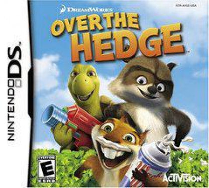 Over the Hedge cover art for Nintendo DS (DS) animated movie-based adventure video game