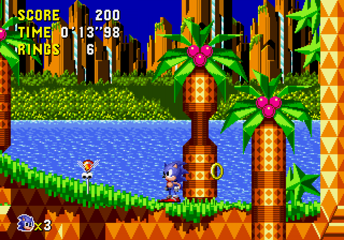 Sonic CD Sega CD for retro video game enthusiasts featuring classic side scrolling platforming gameplay high speed action time travel mechanics vibrant pixel art iconic Sonic the Hedgehog adventure challenging level design and collectible gaming appeal gameplay