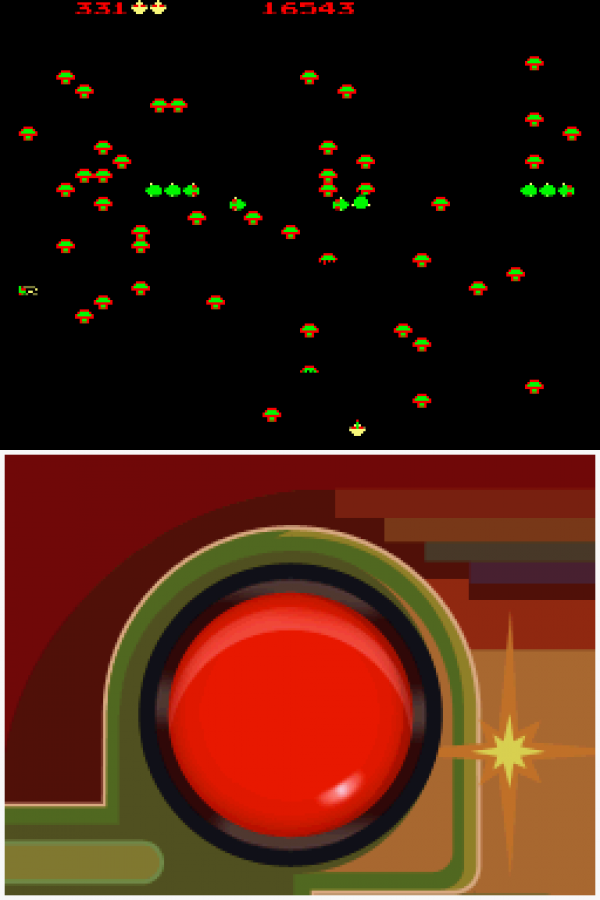 Atari's Greatest Hits Volume 1 gameplay for Nintendo DS (DS) classic arcade game compilation video game