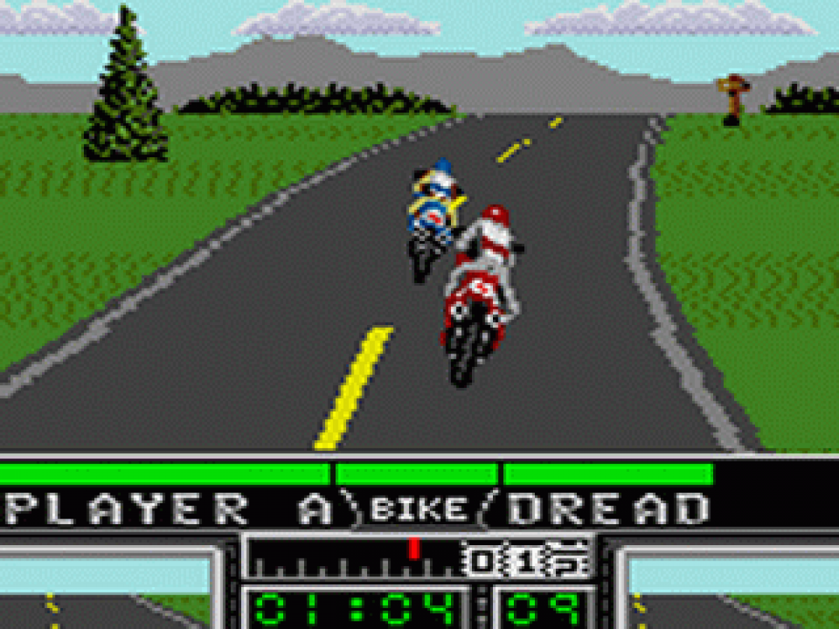 Road Rash gameplay for Sega Game Gear (GG) video game