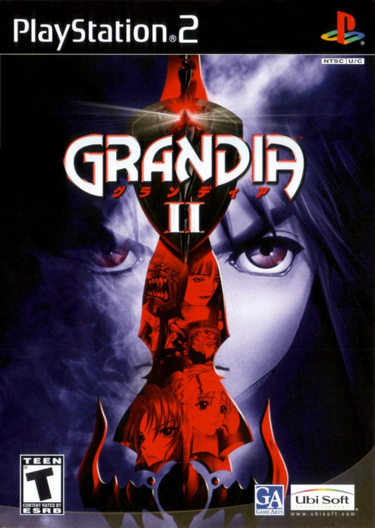 Grandia II PS2 PlayStation 2 JRPG role playing game retro video game cover art