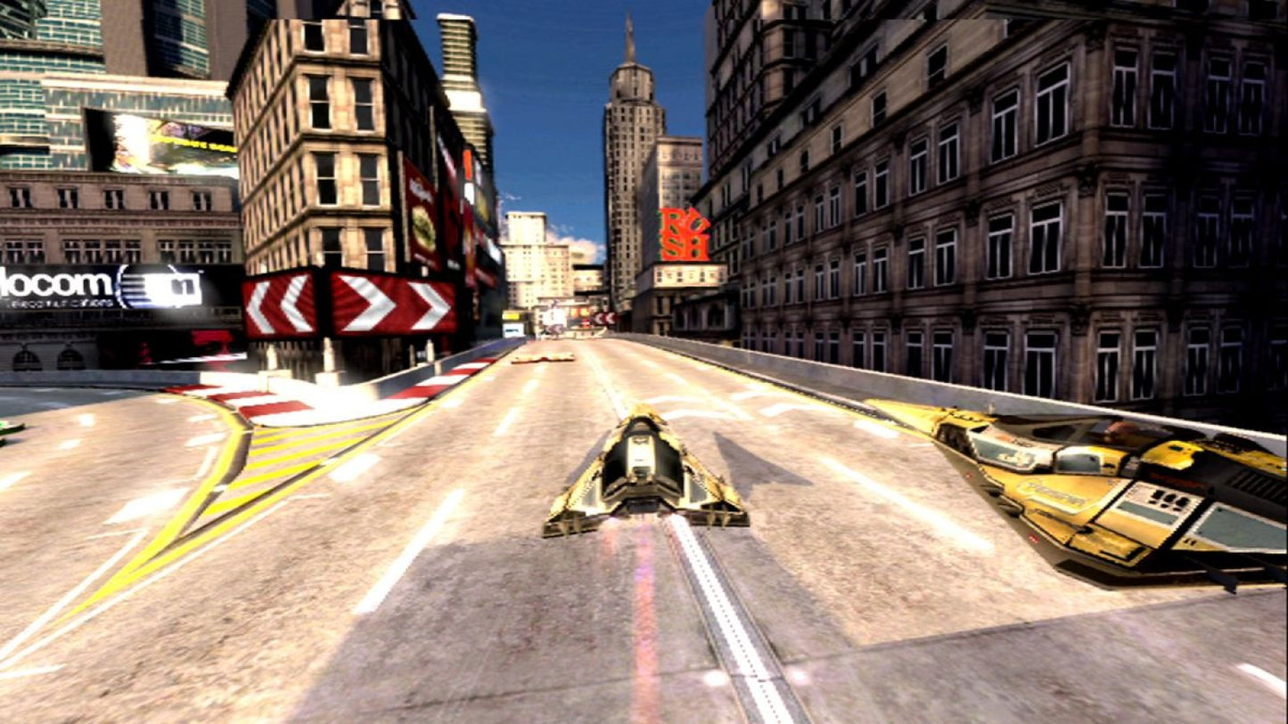 Wipeout 2048 PlayStation Vita gameplay for retro video game enthusiasts featuring futuristic anti gravity racing gameplay high speed sci fi tracks weapon based combat competitive racing modes sleek neon visual style and portable handheld adrenaline fueled racing experience and collectible gaming appeal