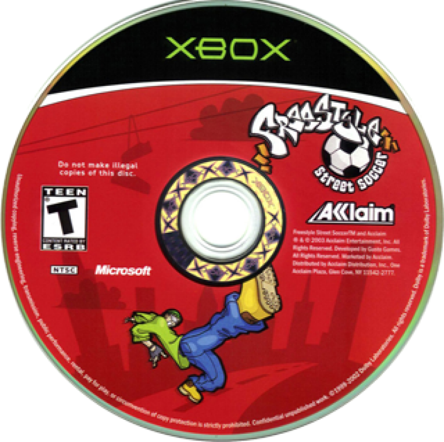 Freestyle Street Soccer disc cover art for Xbox (XBOX) video game