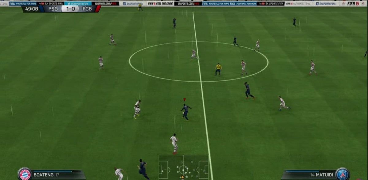 FIFA 15 for Xbox 360 soccer sports video game featuring realistic player animations official leagues and teams enhanced ball physics competitive multiplayer modes and authentic EA Sports football gameplay experience gameplay
