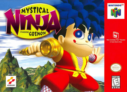 Mystical Ninja Starring Goemon cover art for Nintendo 64 (N64) video game