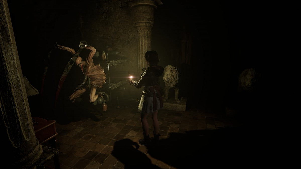Tormented Souls PS5 game featuring classic survival horror gameplay, fixed camera angles, and a dark atmospheric storyline on PlayStation 5 gameplay