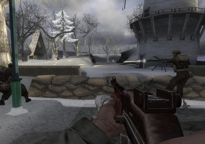 Medal of Honor European Assault PS2 Sony PlayStation 2 first person shooter WWII military combat historical war campaign European theater missions EA shooter gameplay squad based action multiplayer retro gaming PlayStation 2 software video game title gameplay