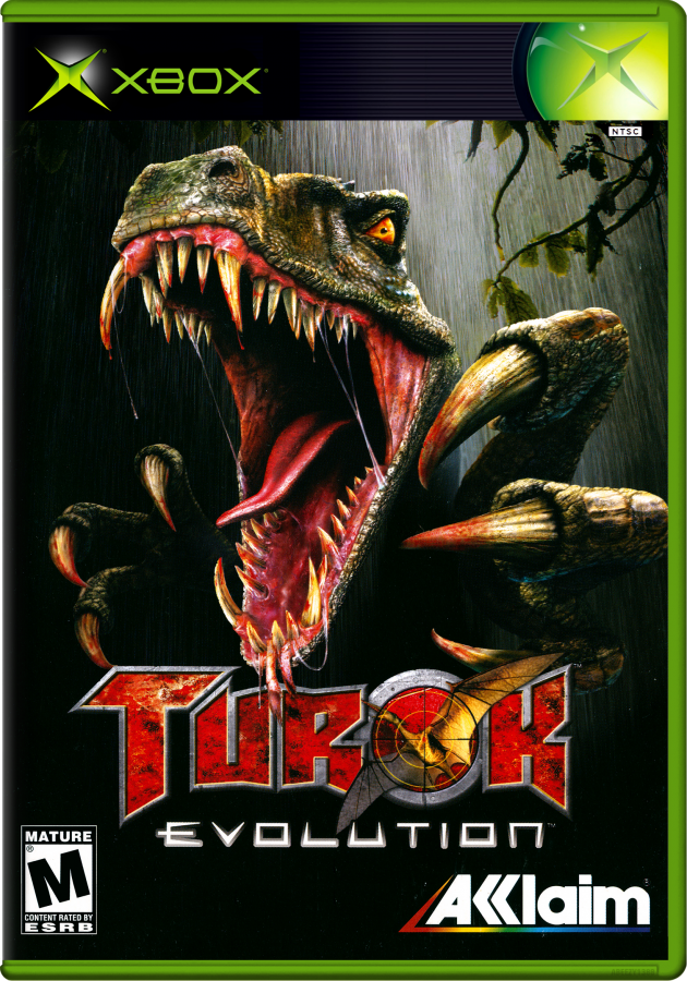 Turok Evolution – Xbox (XBOX) Front Cover Art Video Game 