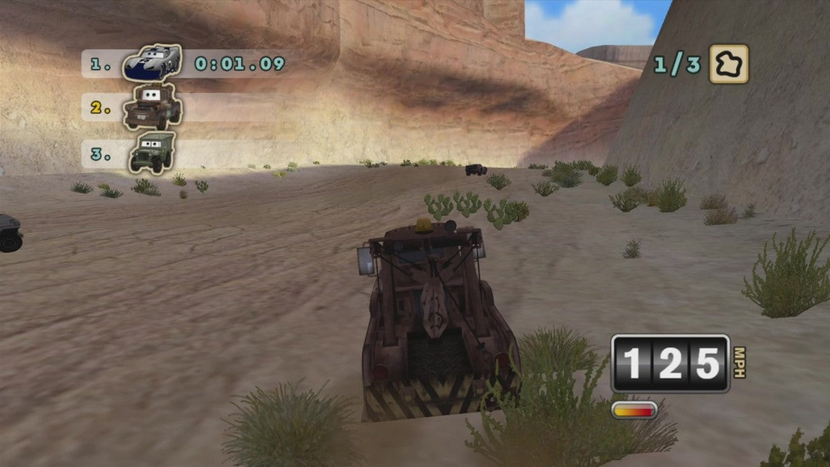 Cars Mater-National Championship gameplay for Xbox 360 (X360) racing video game