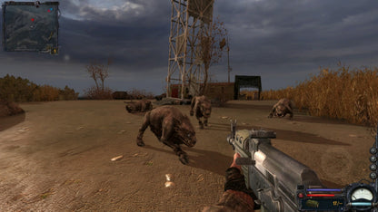 S.T.A.L.K.E.R. Legends of the Zone Trilogy Nintendo Switch inspired design featuring gritty survival first person shooter aesthetic post apocalyptic exclusion zone exploration radiation hazards mutant threats atmospheric sandbox gameplay immersive Eastern European survival horror trilogy presentation gameplay