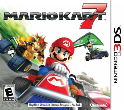Mario Kart 7 cover art for Nintendo 3DS (3DS) racing video game