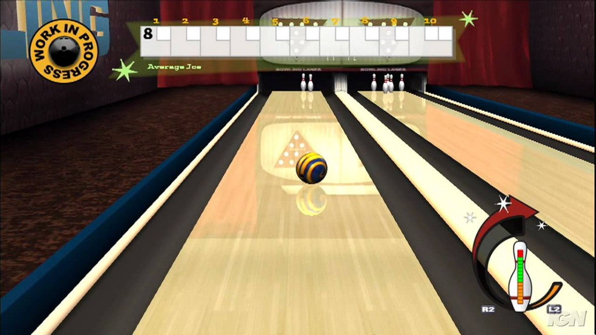 High Velocity Bowling gameplay for PlayStation 3 (PS3) video game