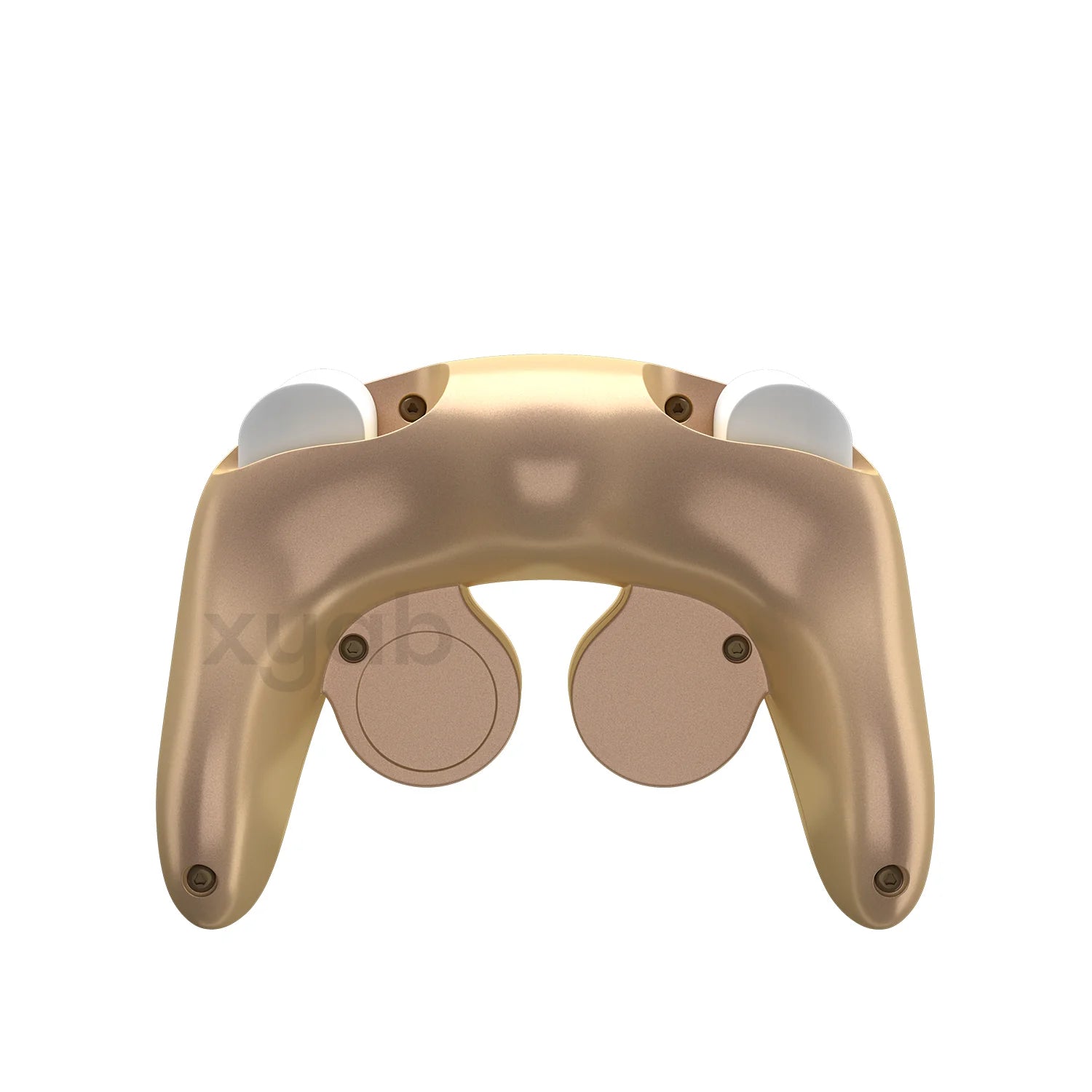 XYAB brand gold Nintendo GameCube wired controller retro gaming accessory