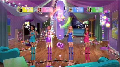Charm Girls Club: Pajama Party gameplay art for Nintendo Wii (Wii) video game