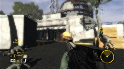 Americas Army True Soldiers retro Xbox 360 video game featuring military shooter gameplay, tactical combat missions, squad based action and classic Xbox 360 entertainment - gameplay