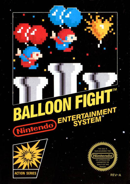 Balloon Fight cover art for Nintendo Entertainment System (NES) video game