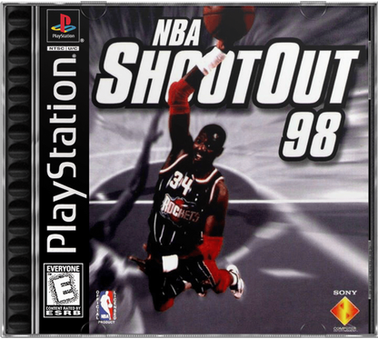 NBA ShootOut 98 cover art for PlayStation 1 (PS1) video game