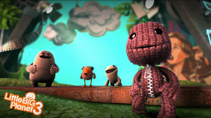 LittleBigPlanet 3 PAL Import PlayStation 4 PS4 for retro video game enthusiasts featuring creative platforming gameplay imaginative puzzle solving cooperative multiplayer adventures customizable characters user generated content tools colorful worlds and collectible gaming appeal gameplay