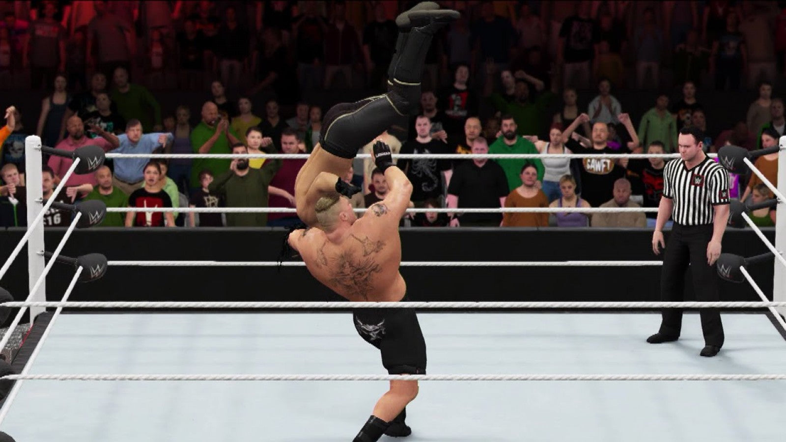 WWE 2K16 PlayStation 3 PS3 for wrestling video game fans featuring realistic WWE matches authentic superstar roster championship modes career gameplay multiplayer competition signature moves immersive sports entertainment collectible gaming appeal  gameplay