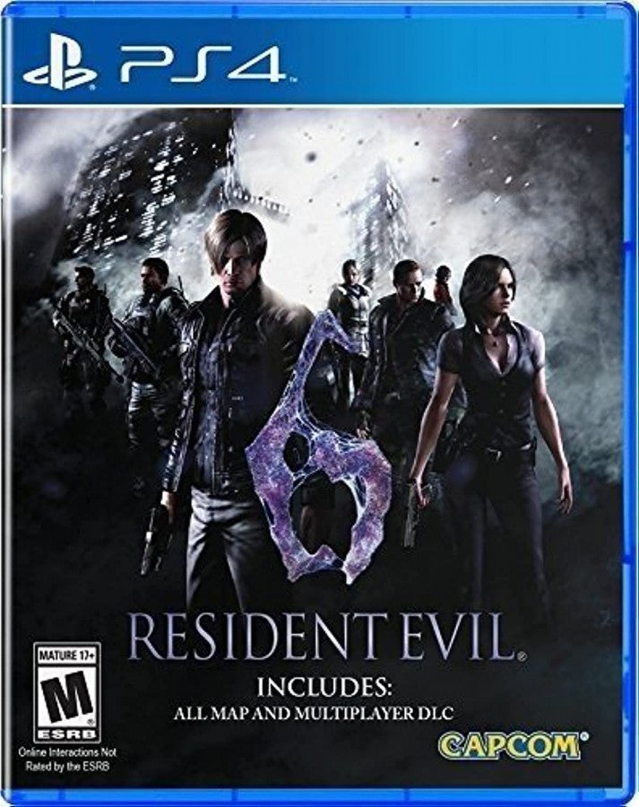 Resident Evil 6 cover art for PlayStation 4 (PS4) video game