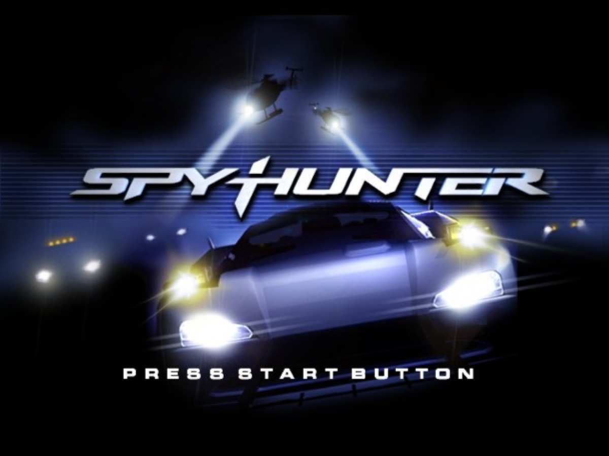 Spy Hunter title screen for Xbox (XBOX) video game