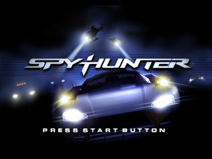 Spy Hunter title screen for Xbox (XBOX) video game