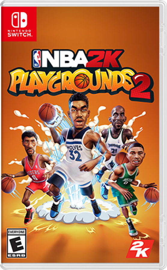 NBA 2K Playgrounds 2 Nintendo Switch NS video game featuring arcade basketball gameplay NBA players and teams over the top dunks special moves competitive matches multiplayer gameplay tournament challenges and fast paced sports action Nintendo Switch gaming video game collection cover art
