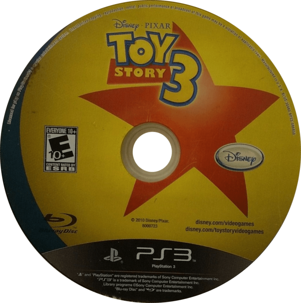 Toy Story 3 The Video Game for PlayStation 3 family action adventure game featuring Woody Buzz Lightyear story mode missions and Toy Box open world gameplay based on the Disney Pixar film disc 