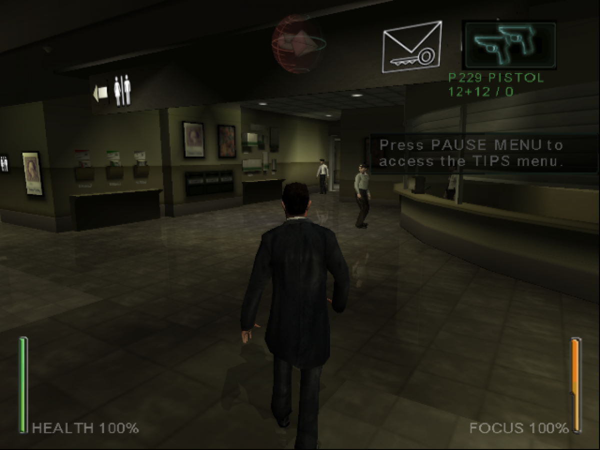 Enter the Matrix gameplay for PlayStation 2 (PS2) action-adventure video game based on The Matrix film series