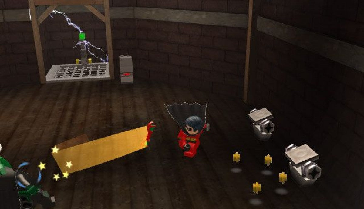 LEGO Batman 2 DC Super Heroes retro PS Vita video game LEGO Batman superhero action adventure puzzle solving cooperative gameplay DC Comics handheld console title PlayStation Vita release gameplay