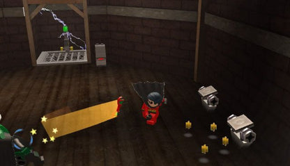 LEGO Batman 2 DC Super Heroes retro PS Vita video game LEGO Batman superhero action adventure puzzle solving cooperative gameplay DC Comics handheld console title PlayStation Vita release gameplay