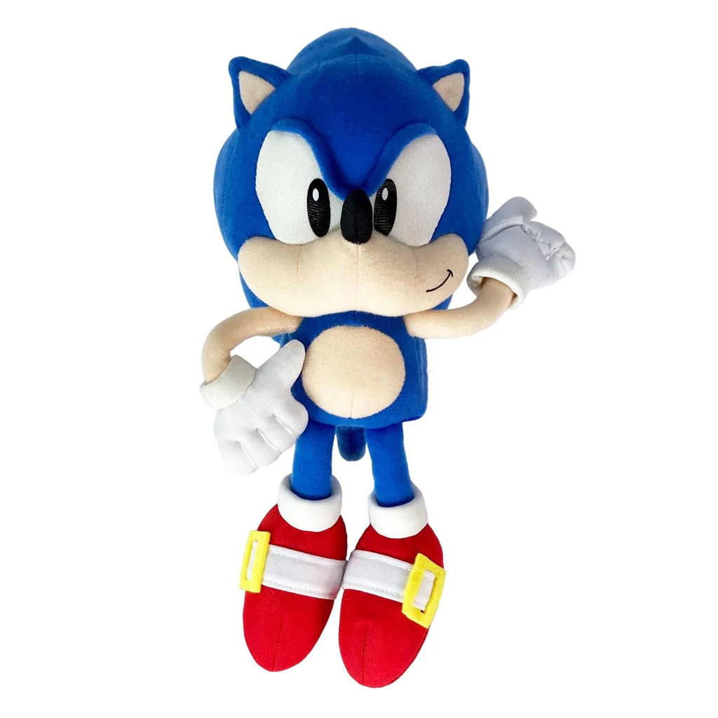 Classic Sonic The Hedgehog 9 inch plush Sega character blue soft toy collectible Sega video game franchise from Sonic Team