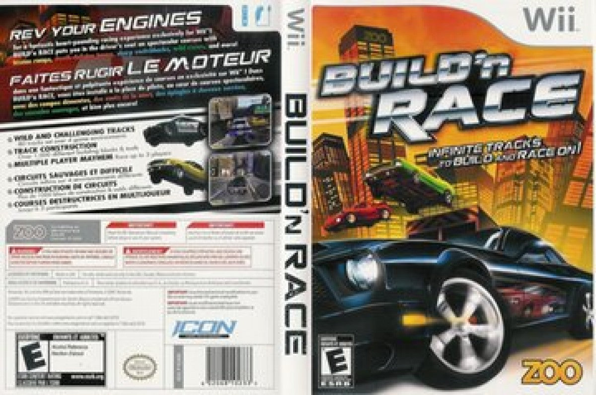 Wii Block Racing Game Build 'N Race – Custom Track Racing Game for Nintendo Wii