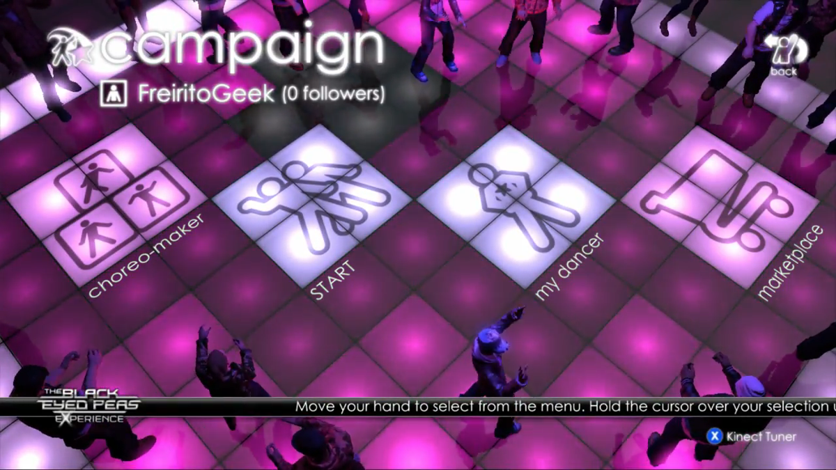 The Black Eyed Peas Experience gameplay for Xbox 360 (X360) motion-controlled dance rhythm video game