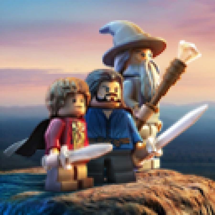 LEGO The Hobbit app icon art for Nintendo Wii U (WiiU) video game