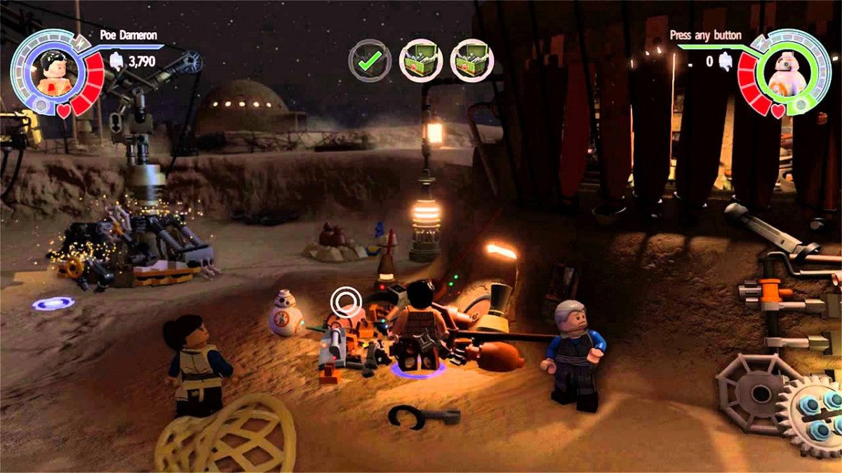 LEGO Star Wars: The Force Awakens gameplay for PlayStation 4 (PS4) video game. 