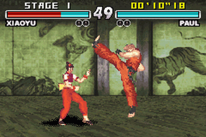 Tekken Advance gameplay art for Game Boy Advance (GBA) video game