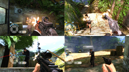 GoldenEye for Wii first person shooter video game featuring iconic multiplayer missions classic Bond espionage action and enhanced Wii controls experience gameplay