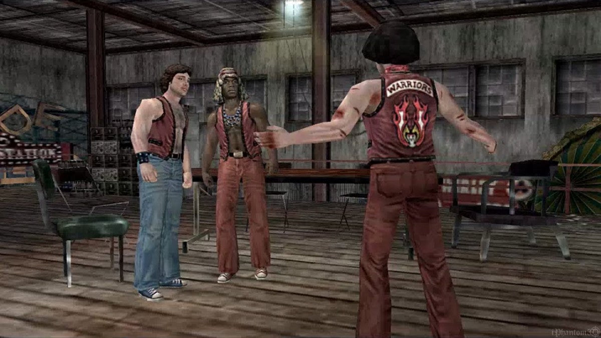 The Warriors Greatest Hits PlayStation 2 PS2 cover art for retro video game enthusiasts featuring beat em up action gameplay gang warfare street combat missions urban open environments story driven brawler mechanics Rockstar cinematic style and classic action adventure gaming experience and collectible gaming appeal gameplay