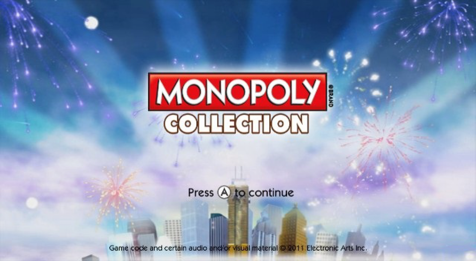 Monopoly Collection – Nintendo Wii (Wii) board game party multiplayer video game title screen