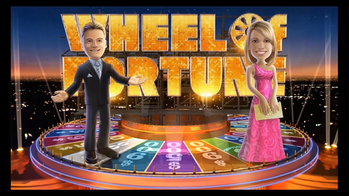 Wheel of Fortune title screen art for Nintendo Wii U (WiiU) video game 