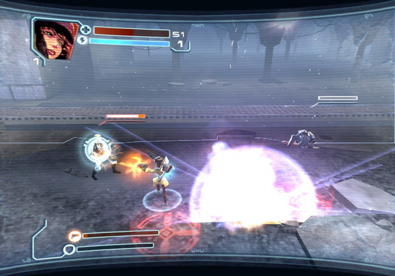 The Red Star PS2 Sony PlayStation 2 action shooter beat em up arcade style combat twin stick shooting hack and slash gameplay alternate history Soviet themed sci fi fantasy Acclaim retro gaming PlayStation 2 software video game title gameplay