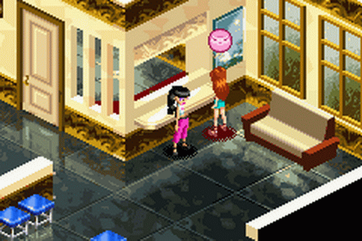 Bratz: Rock Angelz for Game Boy Advance with fashion-themed adventure and music-focused gameplay screenshot